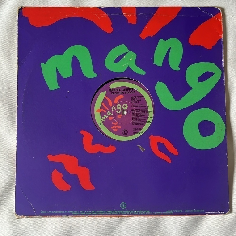 MARCIA GRIFFITHS – "ELECTRIC BOOGIE" VINYL RECORD ✨✨✨ - Picture 2 of 4